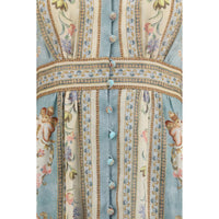 Zimmermann Multicolor Linen Casual Dress