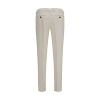 Brunello Cucinelli White Cotton Casual Pants