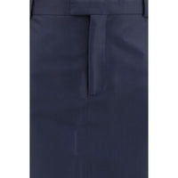 Gucci Blue Silk Skirt