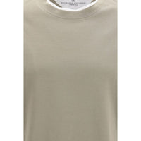 Brunello Cucinelli Bicolor Cotton T-Shirt