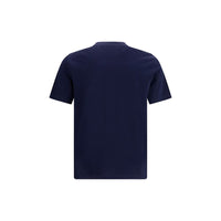 Brunello Cucinelli Blue Cotton T-Shirt