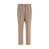 Brunello Cucinelli Beige Cotton Casual Pants