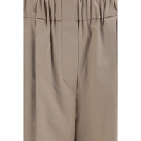 Brunello Cucinelli Beige Cotton Casual Pants
