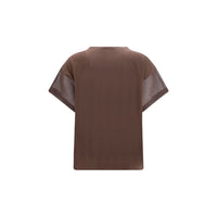 Brunello Cucinelli Brown Cotton T-Shirt