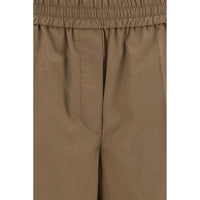 Brunello Cucinelli Brown Cotton Casual Pants