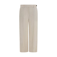Brunello Cucinelli Beige Viscose Casual Pants
