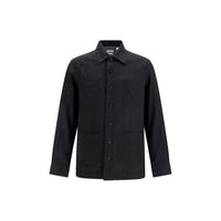 Brunello Cucinelli Black Linen Denim Jacket