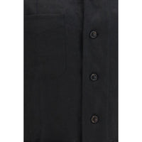 Brunello Cucinelli Black Linen Denim Jacket