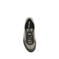 Prada Bicolor Polyester Athletic Sneakers