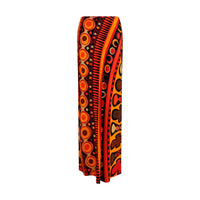 Emilio Pucci Orange Viscose Long Skirt