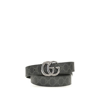 Gucci Black Calf Leather Bos Taurus Regular Belt