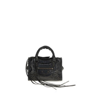 Balenciaga Black Lamb Ovis Aries Aries Handbag