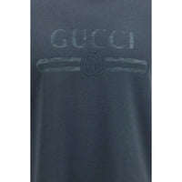 Gucci Gray Cotton T-Shirt