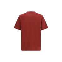 Brunello Cucinelli Bordeaux Cotton T-Shirt