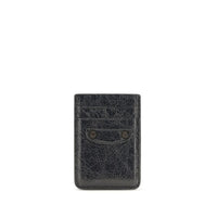 Balenciaga Black Lamb Ovis Aries Aries Wallet