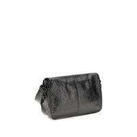 Balenciaga Black Lamb Ovis Aries Aries Shoulder Bag