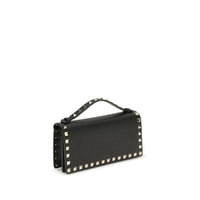Valentino Garavani Black Calf Leather Bos Taurus Wallet