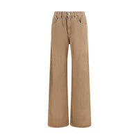 Brunello Cucinelli Beige Cotton Jeans Denim