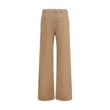 Brunello Cucinelli Beige Cotton Jeans Denim