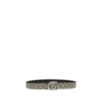 Gucci Beige Calf Leather Bos Taurus Regular Belt