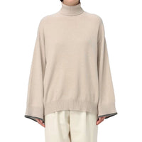 Brunello Cucinelli Beige Cashmere Sweater