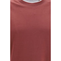 Brunello Cucinelli Bordeaux Cotton T-Shirt