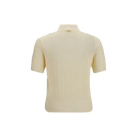 Versace Beige Cotton Polo Shirt