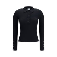 Courrèges Black Viscose Dress Shirt