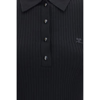 Courrèges Black Viscose Dress Shirt