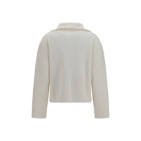 Courrèges White Wool Oves Aries Sweatshirt