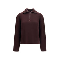 Courrèges Brown Wool Oves Aries Sweatshirt