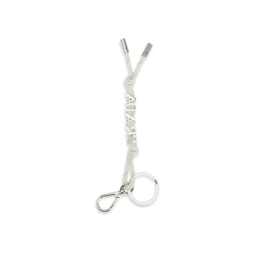 Prada White Recycled Polyamide Keychain