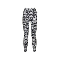 Versace Black Elastane Leggings