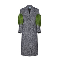 Prada Gray Wool Coat