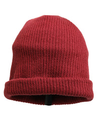 Vans Women Bordeaux Wool Knitted Winter Beanie Capello Hat