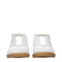 Maison Margiela White Leather Low Top Sneakers
