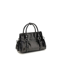 Miu Miu Black Calf Leather Bos Taurus Handbag