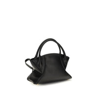 Balmain Black Calf Leather Bos Taurus Shoulder Bag