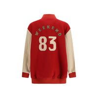 Max Mara Multicolor Wool Oves Aries Bomber