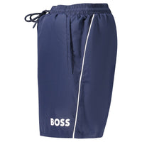Hugo Boss Blue Polyester Men's Swimwear