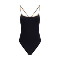 Burberry Black Elastane One-Piece Swimsuit