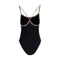Burberry Black Elastane One-Piece Swimsuit