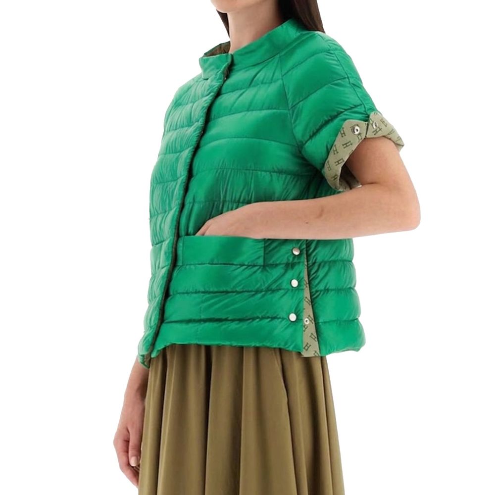 Herno Bicolor Polyamide Full-Length Jacket