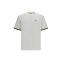 Burberry White Cotton T-Shirt