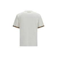 Burberry White Cotton T-Shirt