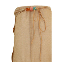 Oséree Gold Polyamide Casual Pants