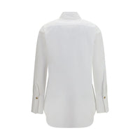 Balmain White Cotton Dress Shirt