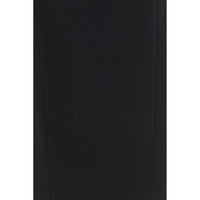 Khaite Black Acetate Long Skirt