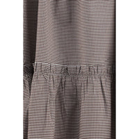 Ganni Brown Cotton Midi Skirt
