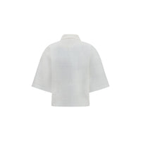 Brunello Cucinelli White Cotton Blouse